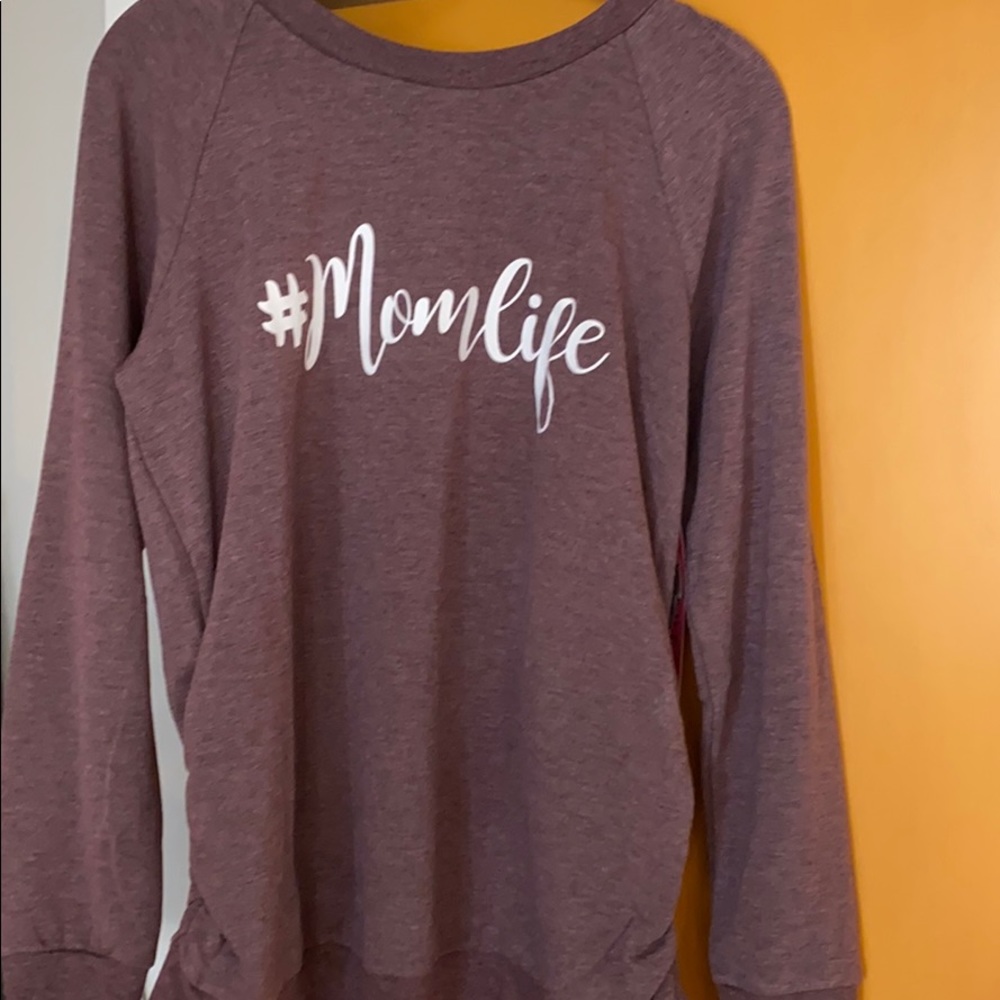 NWT Momlife Maternity Light Sweatshirt